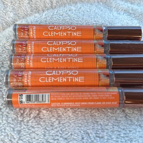 BBW 5pc travel size items Perf Spry Calypso Clementine - Picture 2 of 2